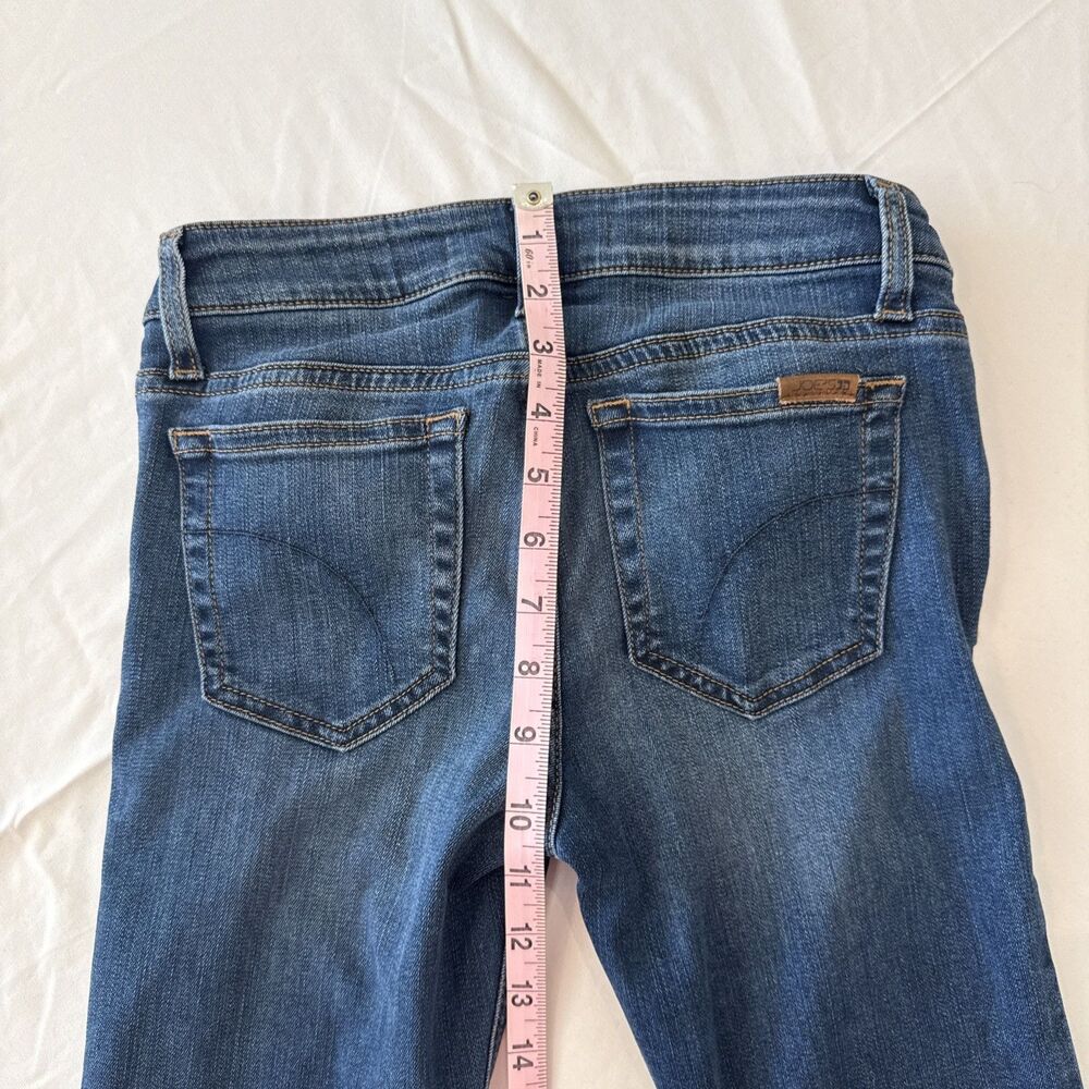 Joes Jeans Womens Sz 26x33 Icon Flare Blue Mid Rise Flawless Boho Y2K 90s Vibes - Picture 10 of 10